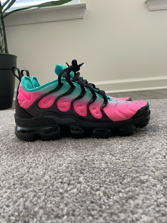 Nike Shoes - Nike Air VaporMax Plus Pink & Teal Gradient Sneakers